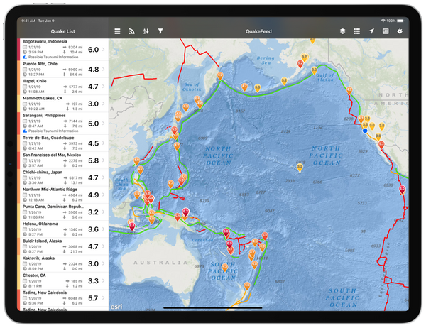 QuakeFeed: The Best Earthquake Alerts App for iPhone and iPad