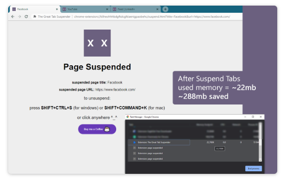 The Great Tab Suspender: The Best Chrome Extension to Manage Your Suspended Pages and Chrome Hungry RAM Appetite