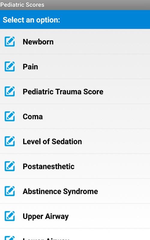 Pediatric-Scores