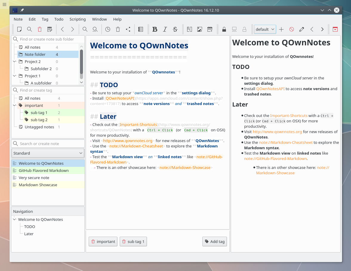 qownnotes web clipper