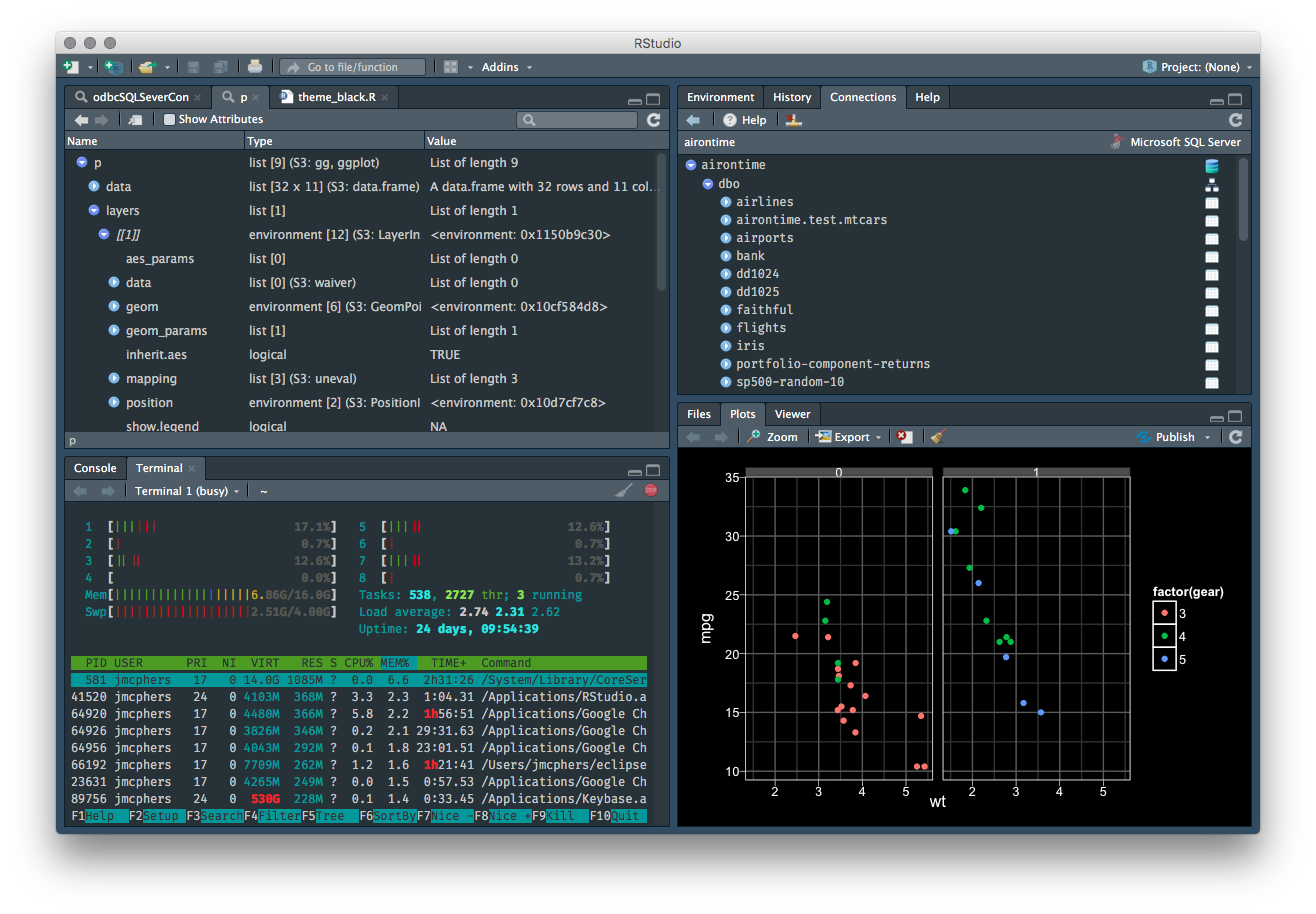 r statistical software for mac