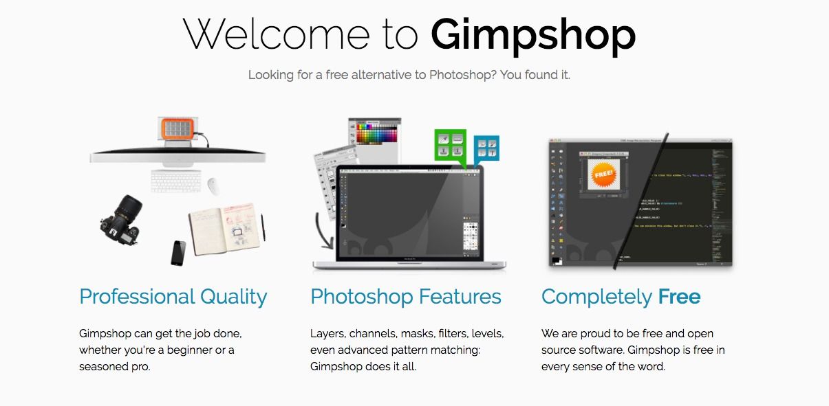 gimp open source photo editor