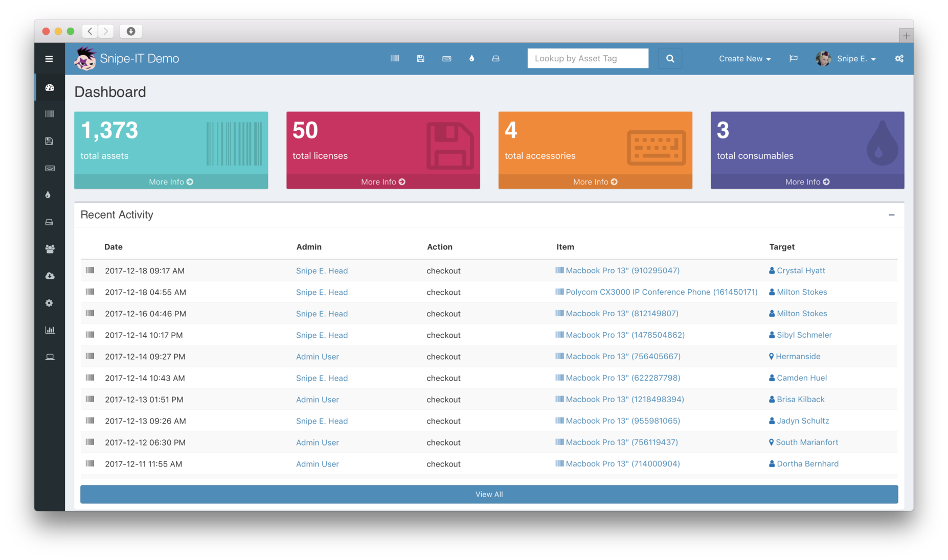 Inventory control management modules items tour source open include these software module