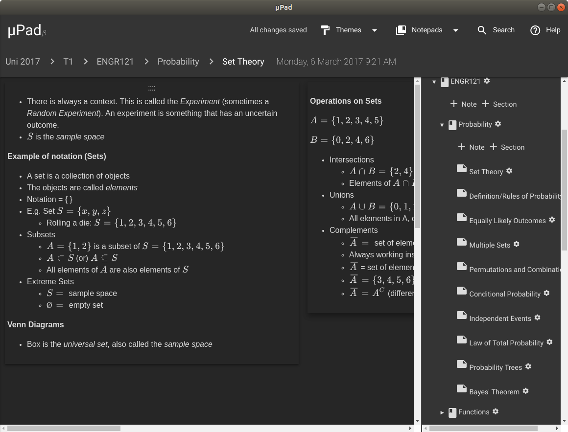 Programming notes. Open source Notes taking.