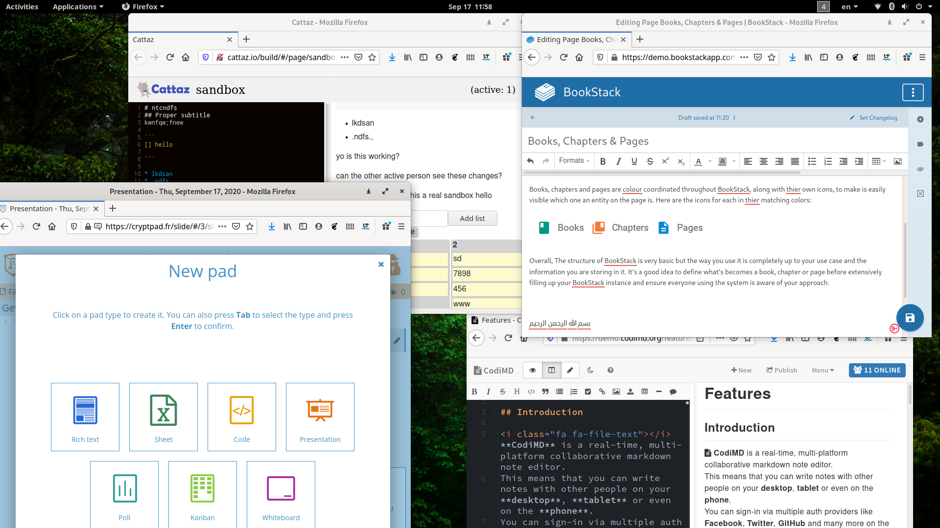 10 Best Open Source Self Hosted Collaborative Text Editors Alternative To Google Docs