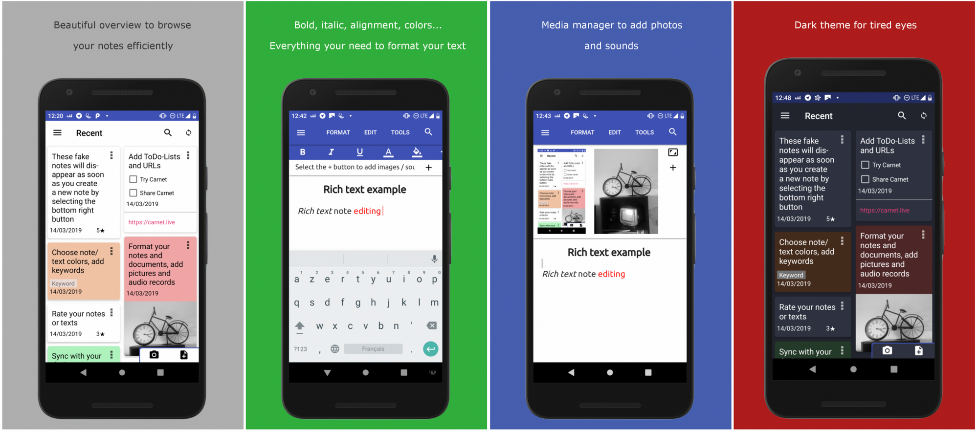 Carnet - Notes app - Apps on Google Play