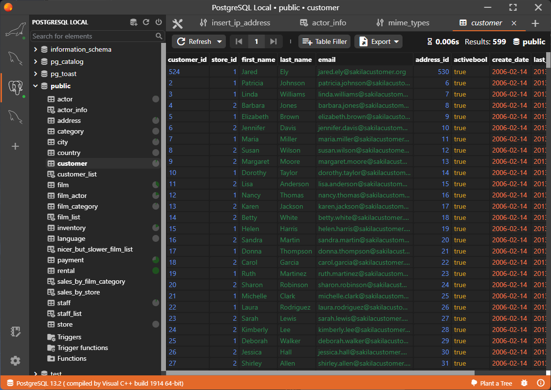 sqlite database manager