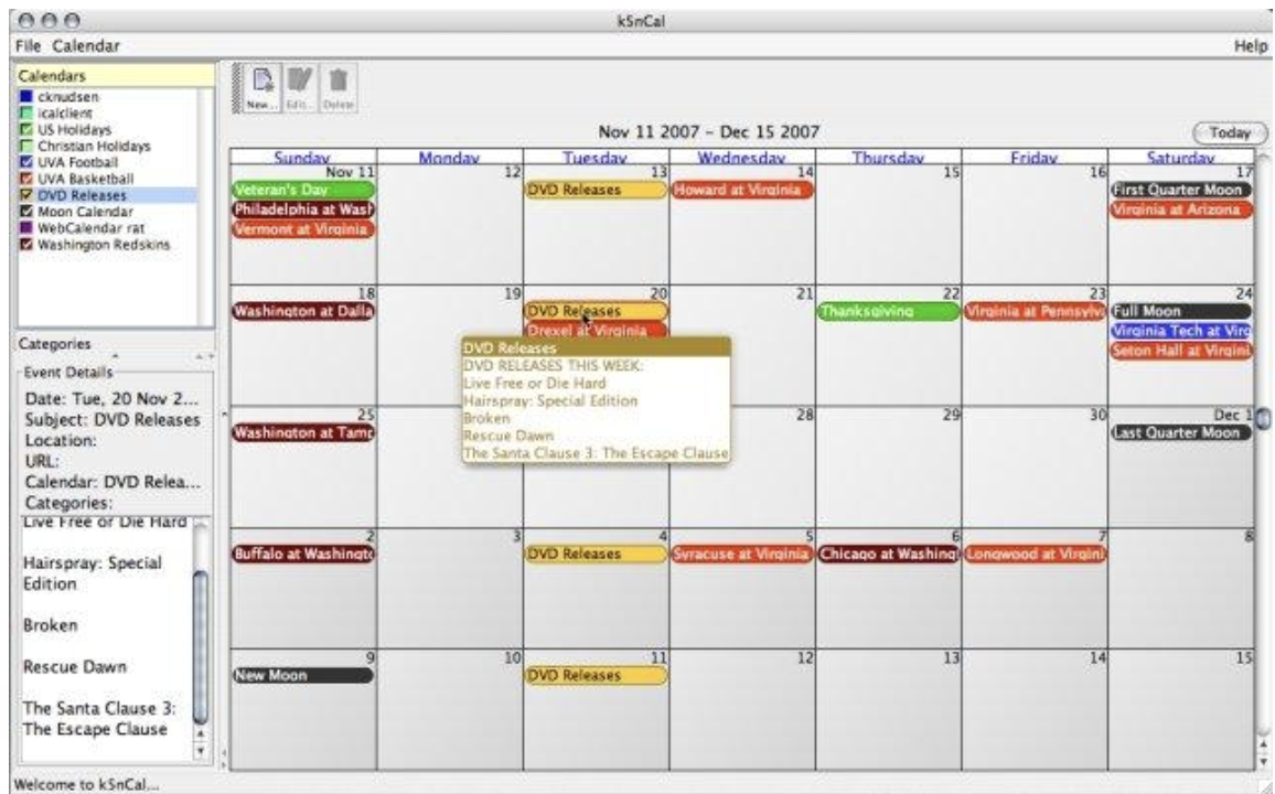 Best 12 Free Open source Calendars apps for macOS