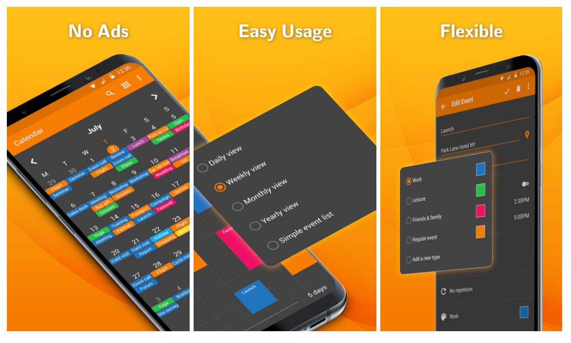 Best 10 Calendar Apps For Android That Care About Your Privacy