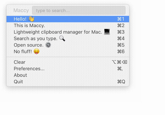 clipboard manager macos