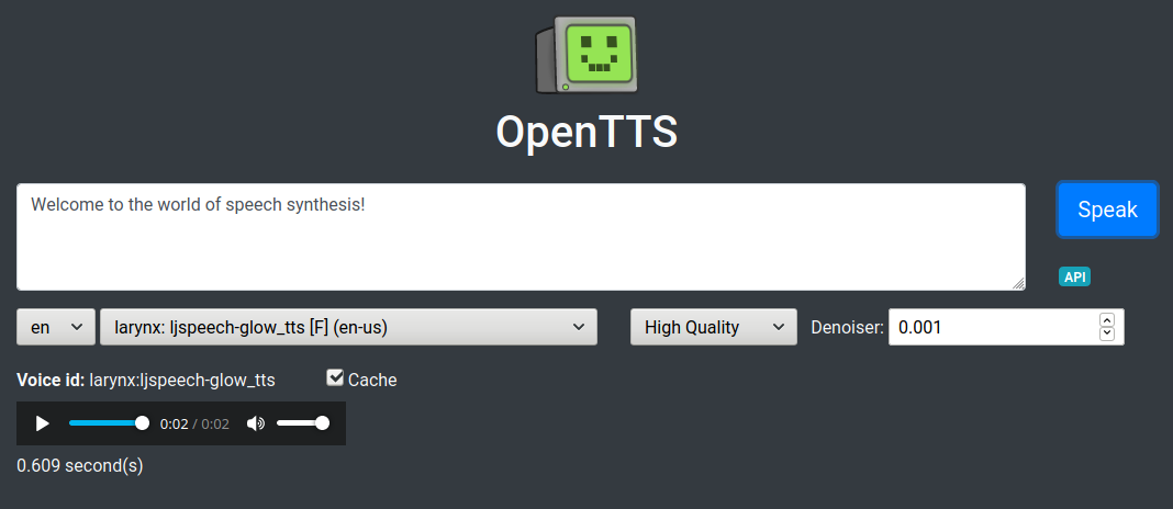 OpenTTS: Open Text to Speech Server