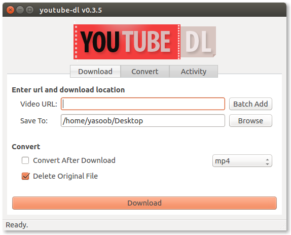 Download Audio from : Convert MP4 to MP3 [Python + Pytube +