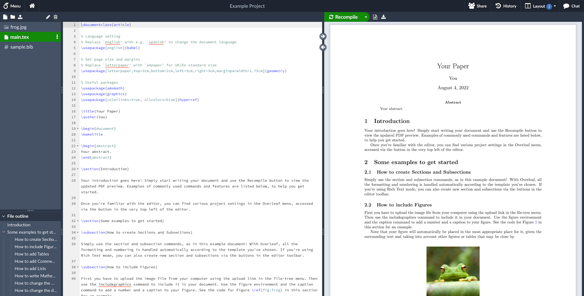 Change font size in editor - Overleaf, Online LaTeX Editor