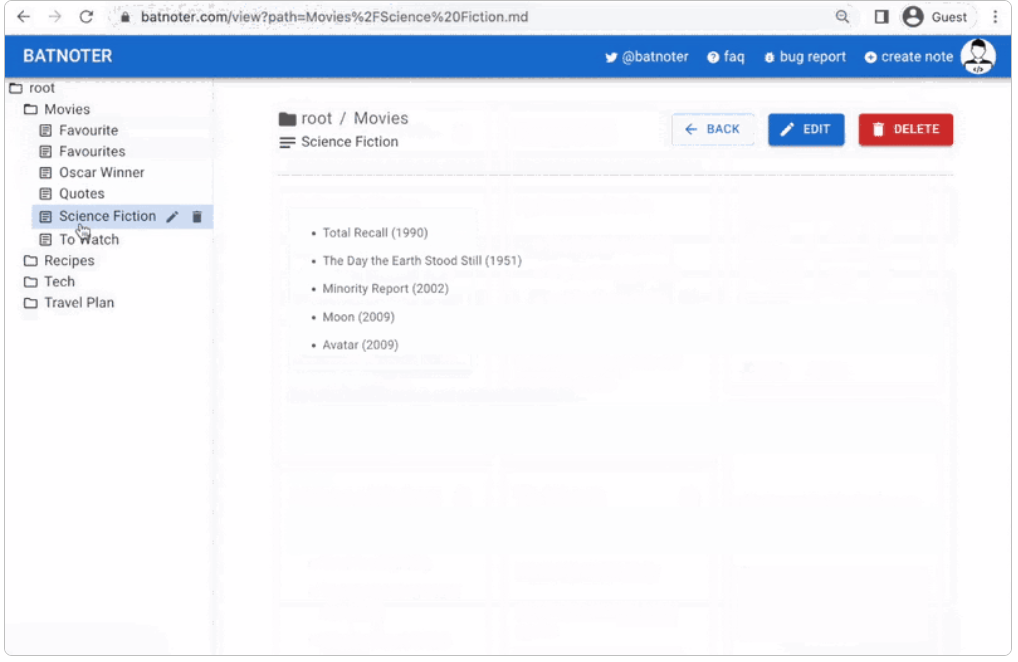 BatNoter Takes Notes Directly To Your Private Git Repo batnoter-takes-notes-directly-to-your-private-git-repo