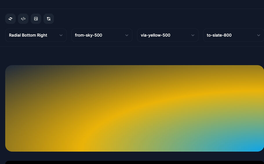 Tailwind CSS Gradient Generator