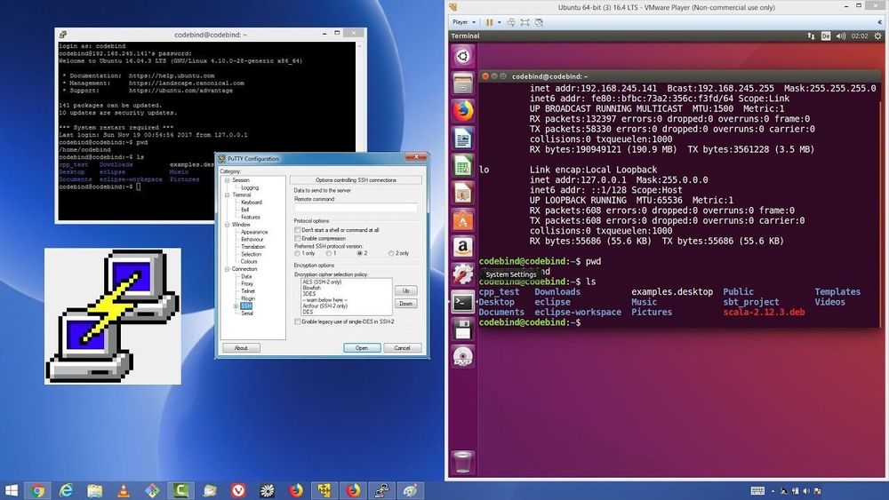 putty download file from linux to windows