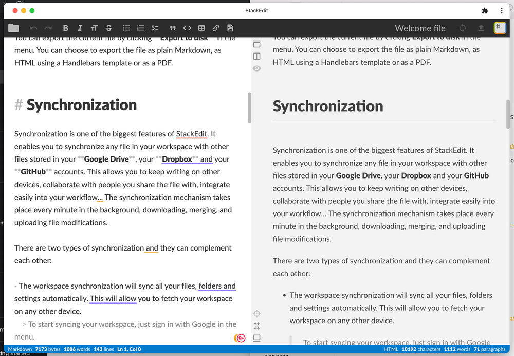 Stackedit Is A Browser-based Markdown Editor