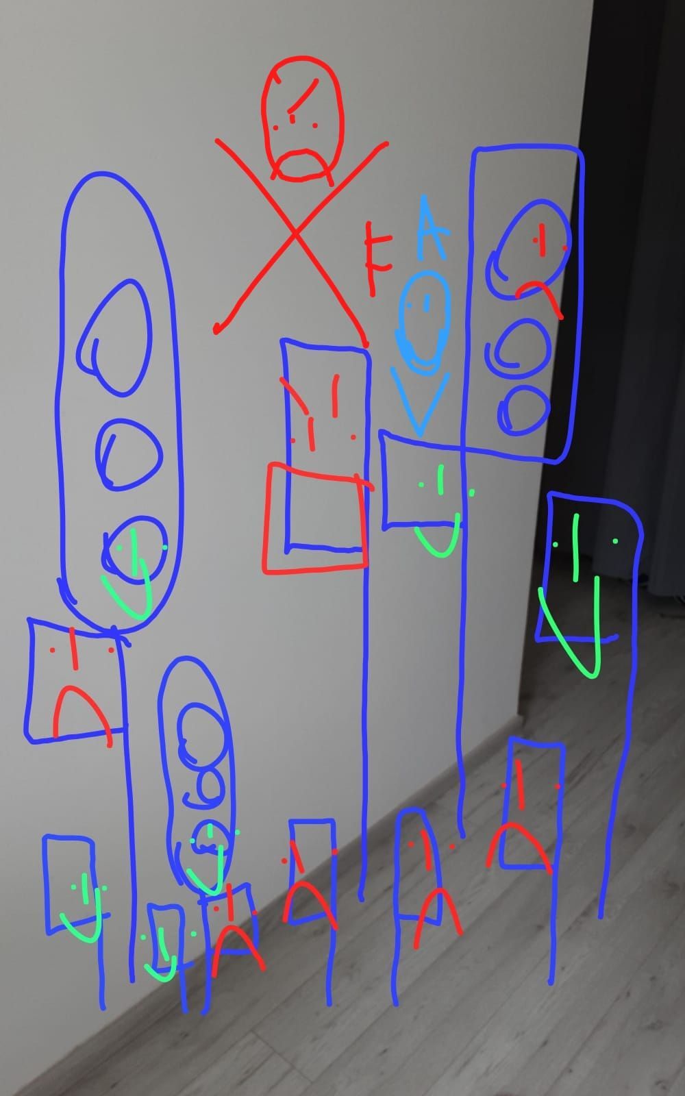 Autistic Boy's Art, Help to Figure it out.