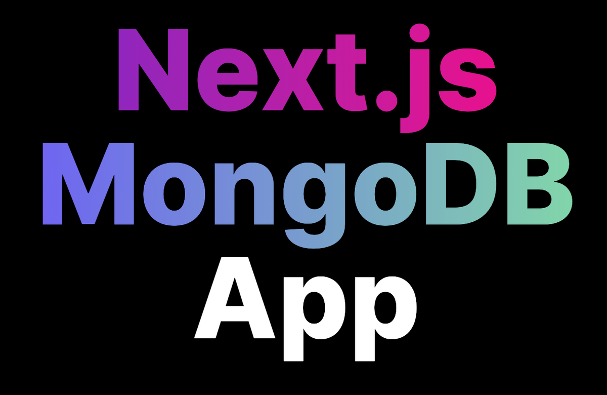Build a Next.js React Apps with MongoDB in Mins