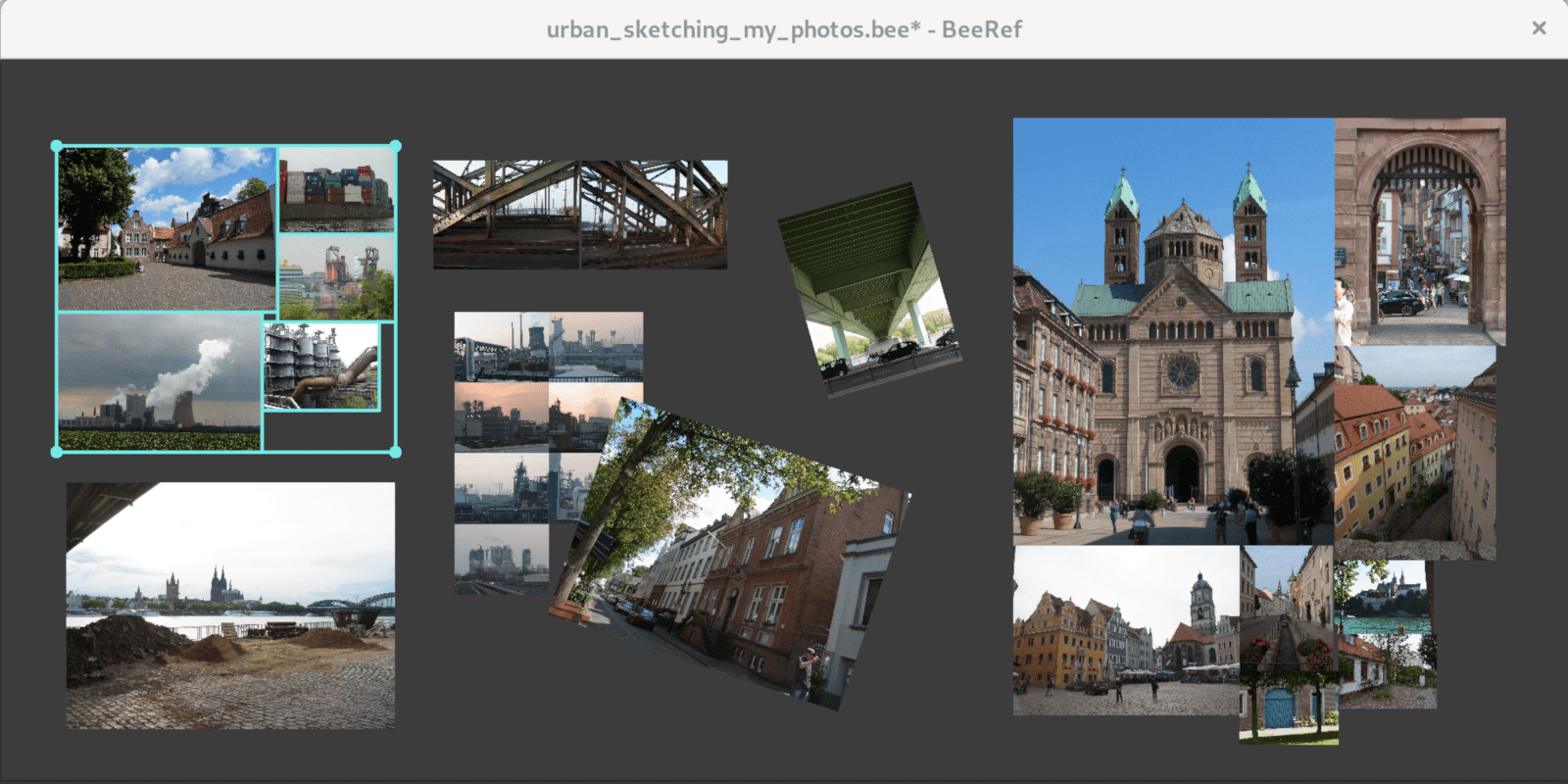 BeeRef: A Floating Open-source Simple Reference Image Viewer for Artists