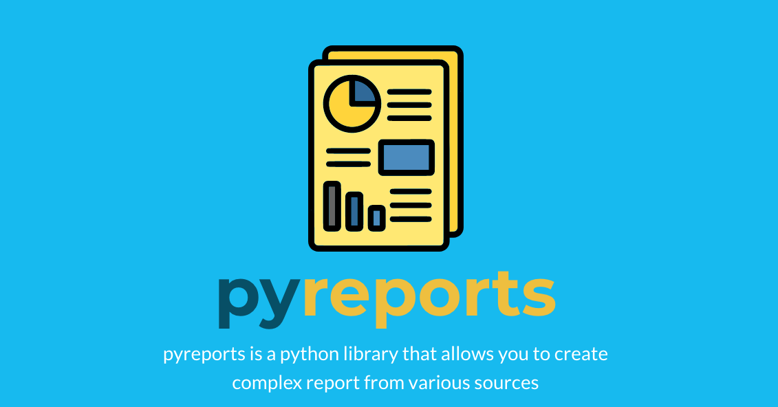 Create Rich Report From Many Sources with pyreports