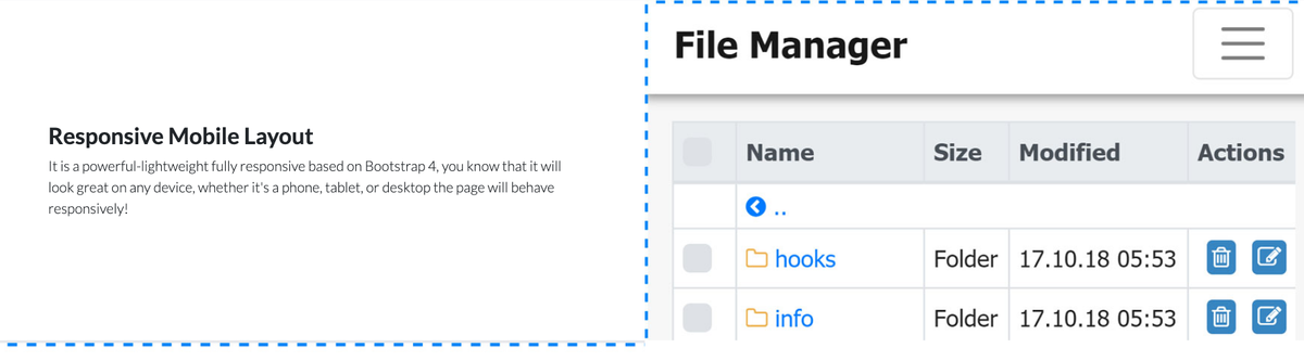 Tiny File Manager: Self-hosted Free Web-based File Manager
