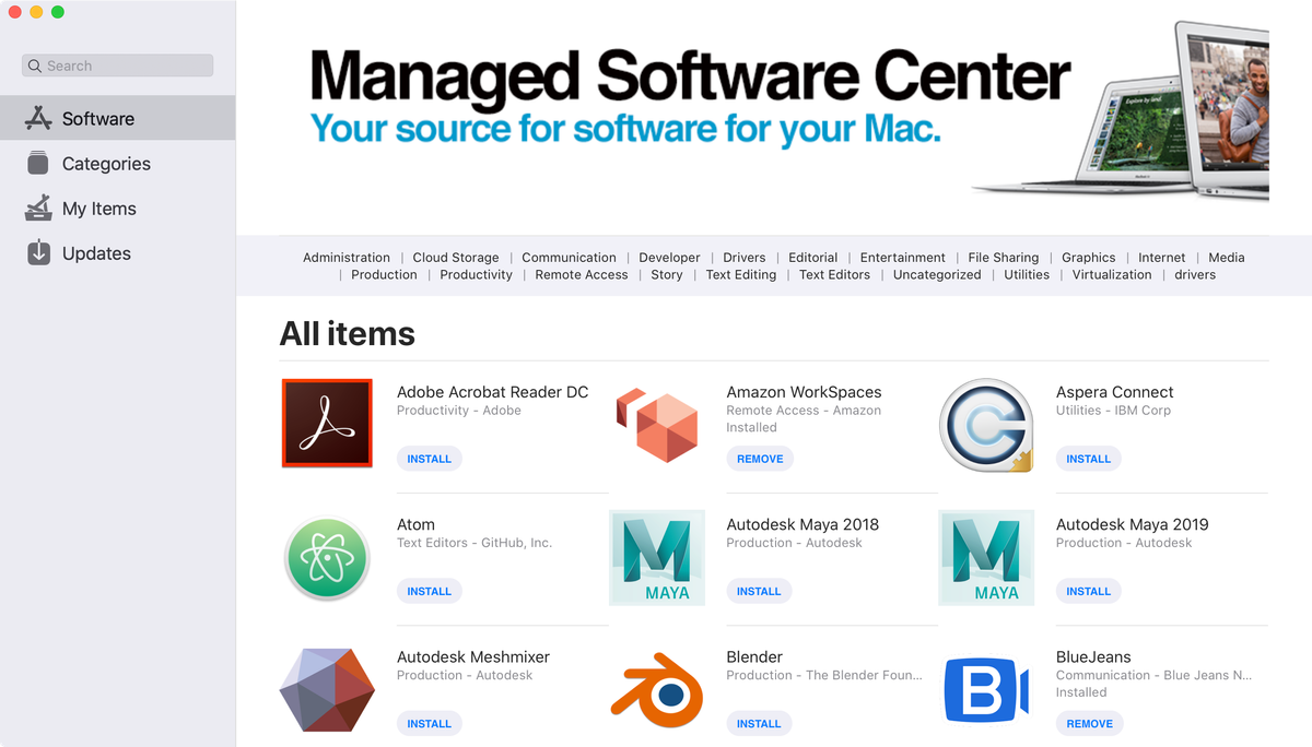 Munki Is A Free Open-source Software Center for macOS