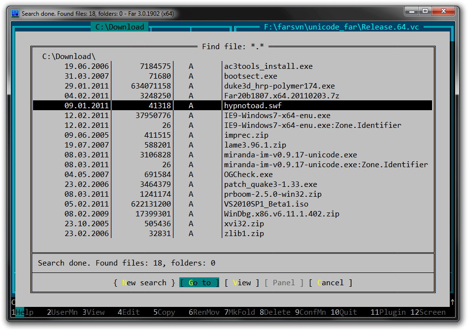 Far Manager: Free Open-source Terminal File and Archive Manager