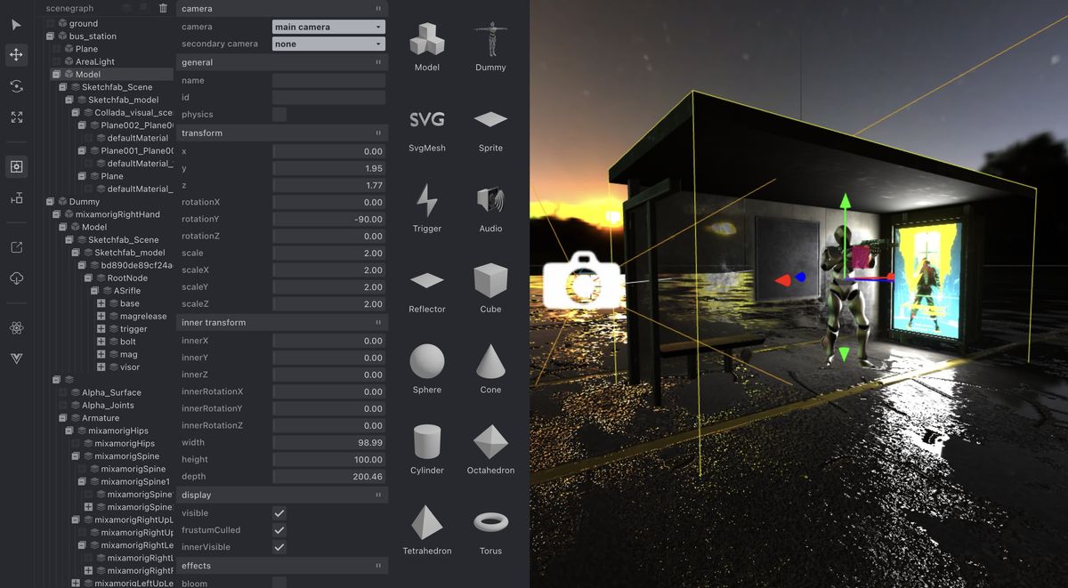 Lingo3D: Open-source 3D Game Development Framework with React