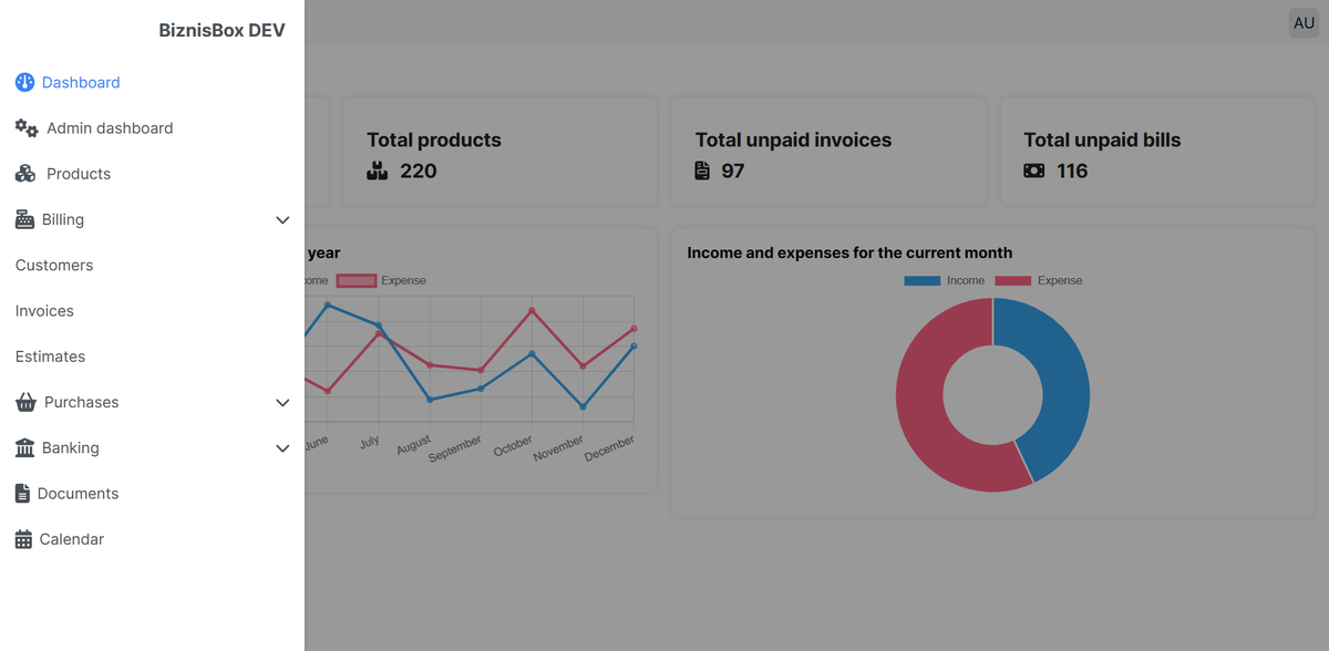 BiznisBox: Self-hosted Invoice Management For Small Businesses and Freelancers