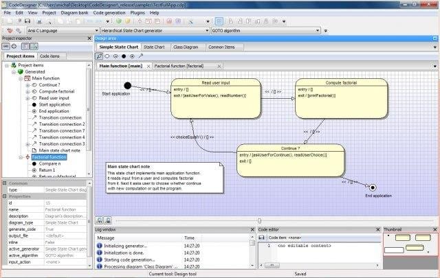 CodeDesigner is Rapid Application Development Tool with UML Support