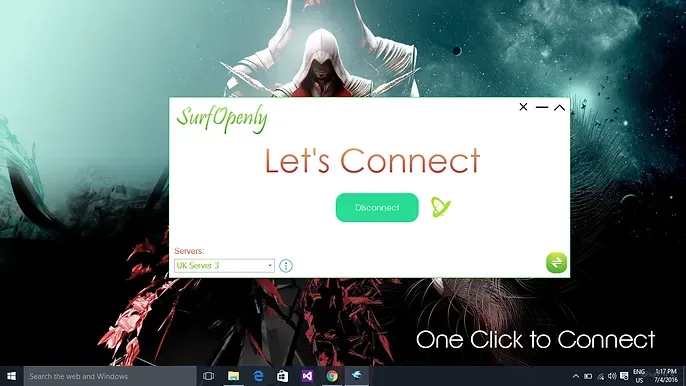 SurfOpenly: Securely Connect to VPN Servers Worldwide (Windows)