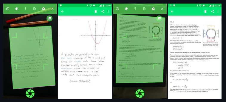 Open Note Scanner for Android: Scan documents, handwritten notes or arts