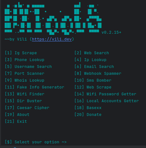 H4X-Tools is an Open-source OSINT tool for hackers