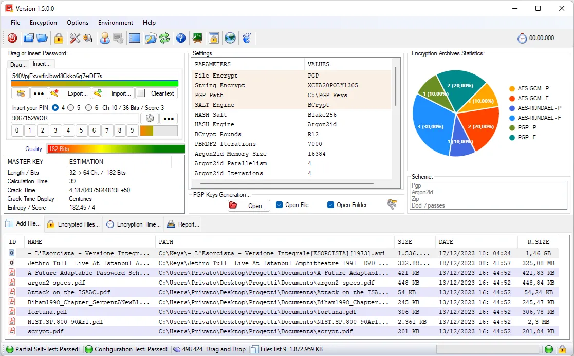 Speedcrypt is a Free File Encryptor with many Options and Powerful Algorithms for Windows