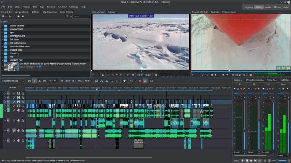 Kdenlive: Free Video Editors for Linux, Windows and macOS