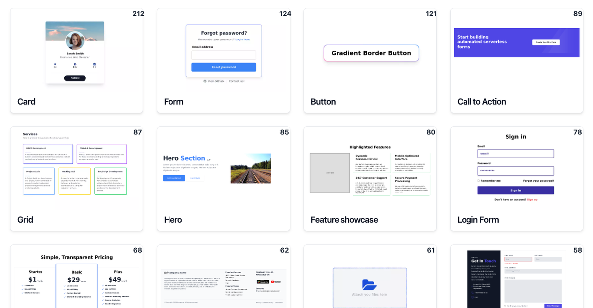 TailwindFlex: The Best Free and Open-Source Code Snippets for Tailwind Designs