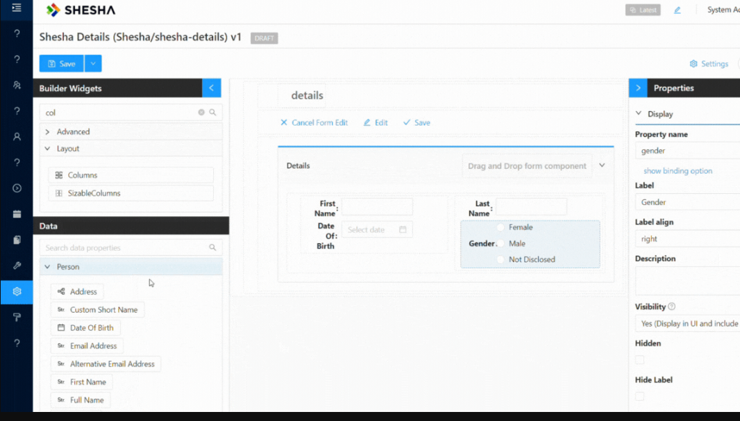 Shesha is A Low-code Framework for .Net Developers