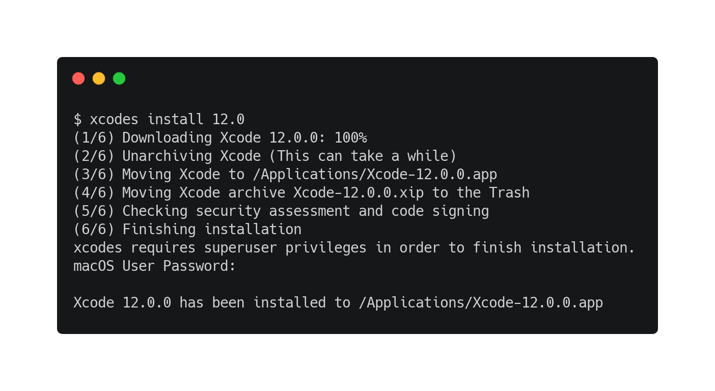 Switch Xcode Versions Instantly with xcodes, The Ultimate CLI Tool for iOS Developers