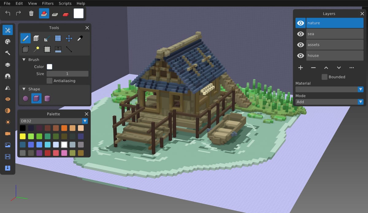 Unlocking Creativity in ADHD Minds: How Open-Source Design Apps Like Tux Paint, Blender, and MagicaVoxel Empower Kids & Teens