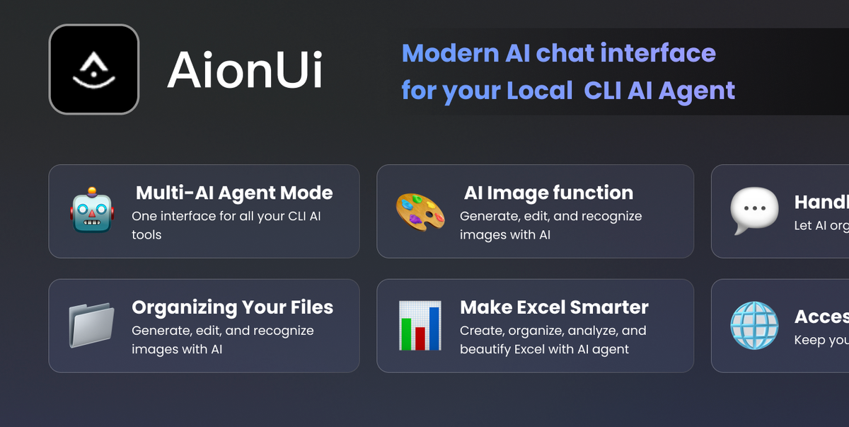 AionUI: The Missing Link Between Your Terminal AI and Your Productivity