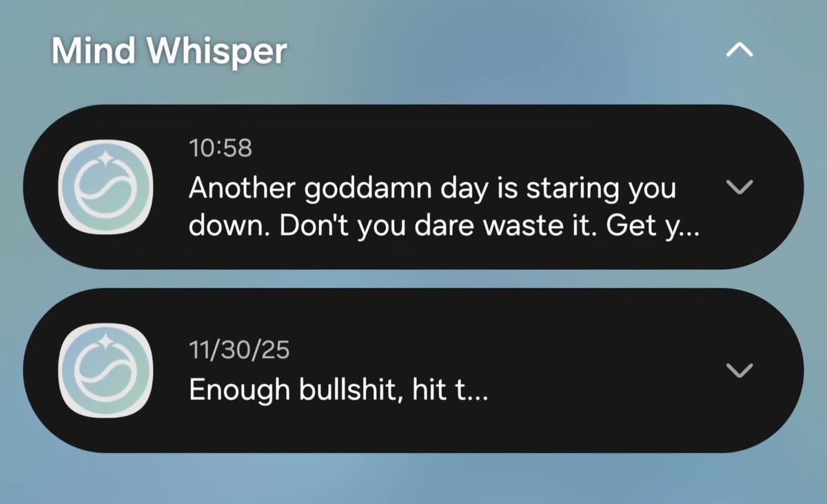 Mind Whisper: A Personal Journey of Growth, AI-Powered Motivation, and Why My Friends Built Something Truly Special!