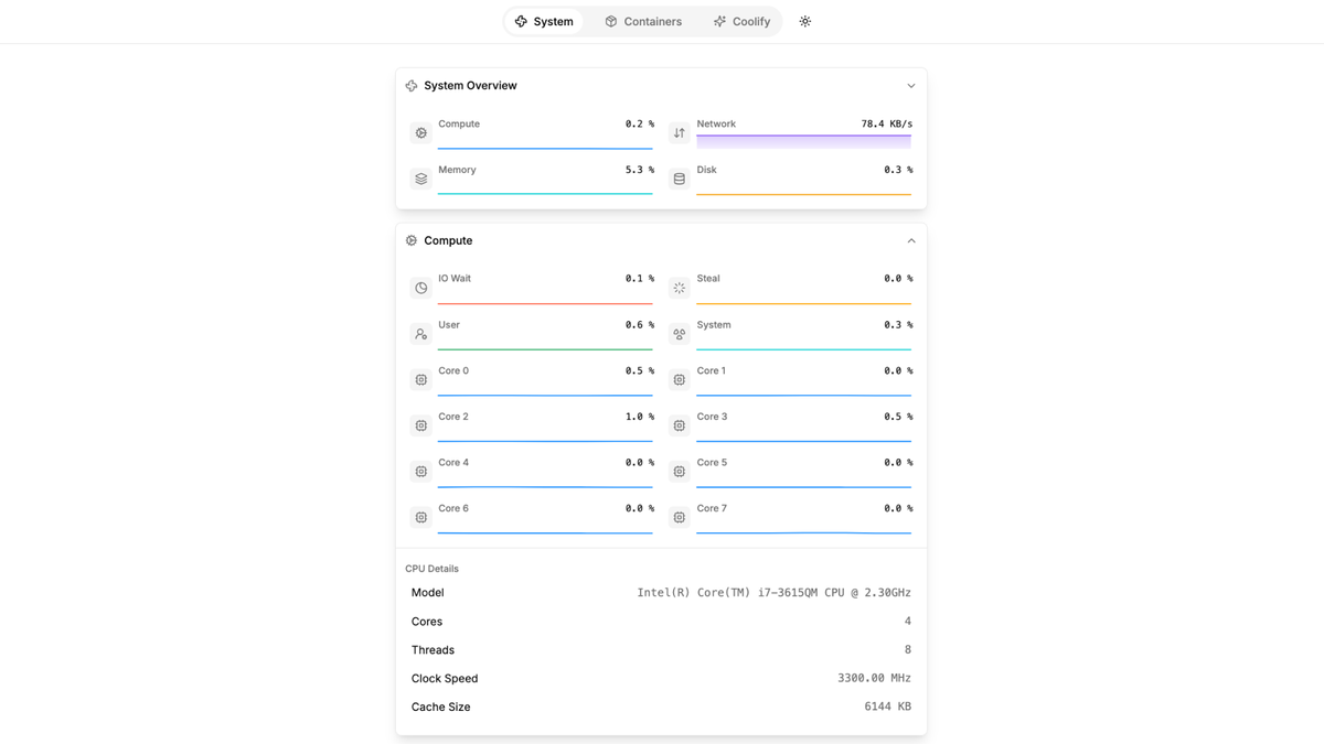 StatNet, an open-source Real-time Monitoring App
