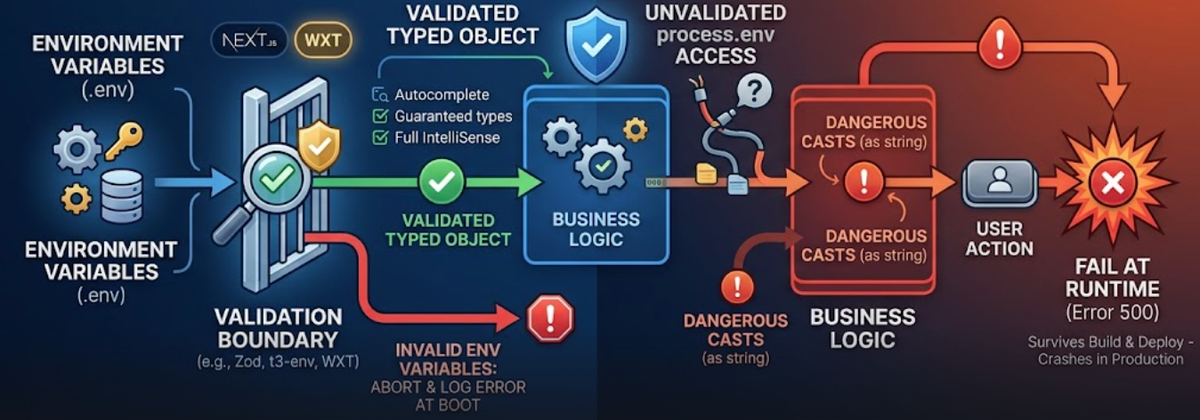 The "Fail Late" Trap: Why Your Environment Variables Are a Ticking Time Bomb; Why You Have To Secure Validate Your Env?