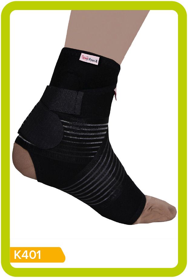 ANKLE SUPPORT-MALLEOLAR PAD PROTECTION-WITH VELCRO CLOSURE	k401	ankle