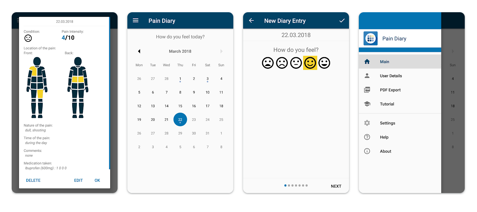 Pain Diary: is an Open-source Pain Logger for Patients