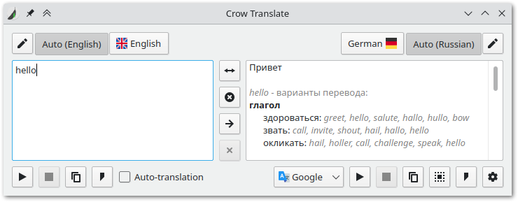 Crow Translate is an Amazing Open-source Translation App for Linux and Windows
