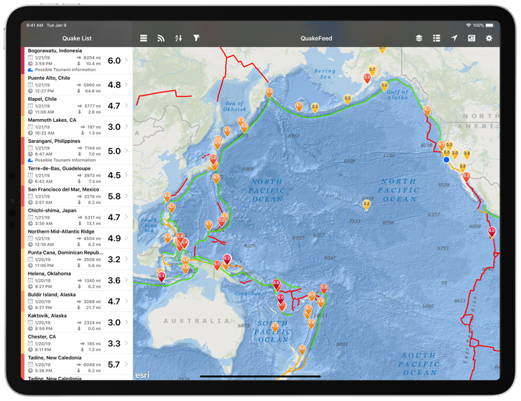 QuakeFeed: The Best Earthquake Alerts App for iPhone and iPad