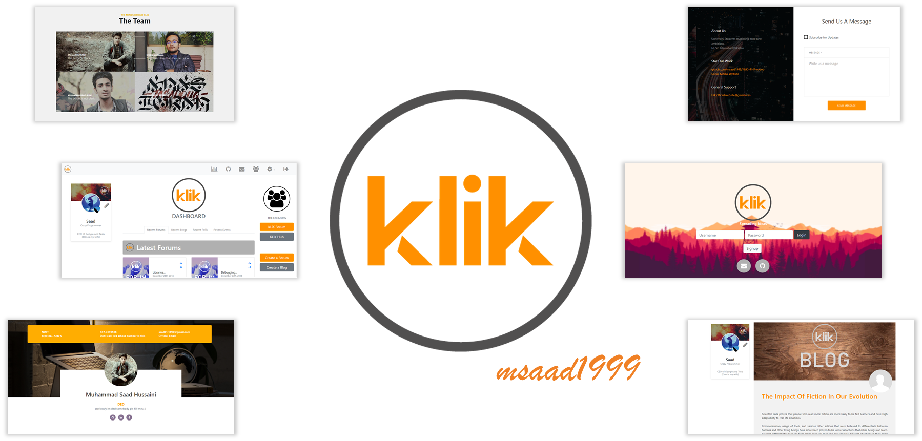 KLiK: Open-source Social Network System for Communities and Teams
