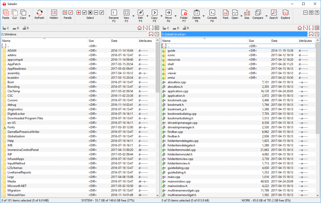 18 Free Open-source File Manager and Browser for Windows 10